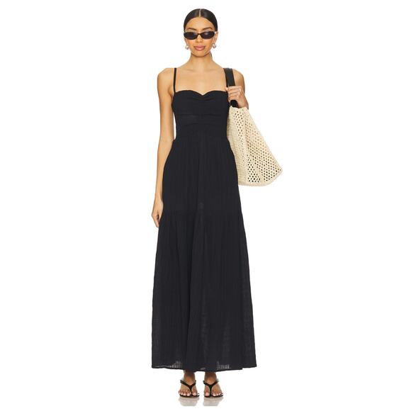 LSPACE Mallorca Smocked Cover-Up Maxi Dress Size Small - Picture 12 of 12